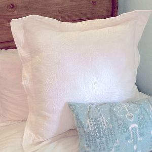 Lands End Home Matelasse Euro Sham